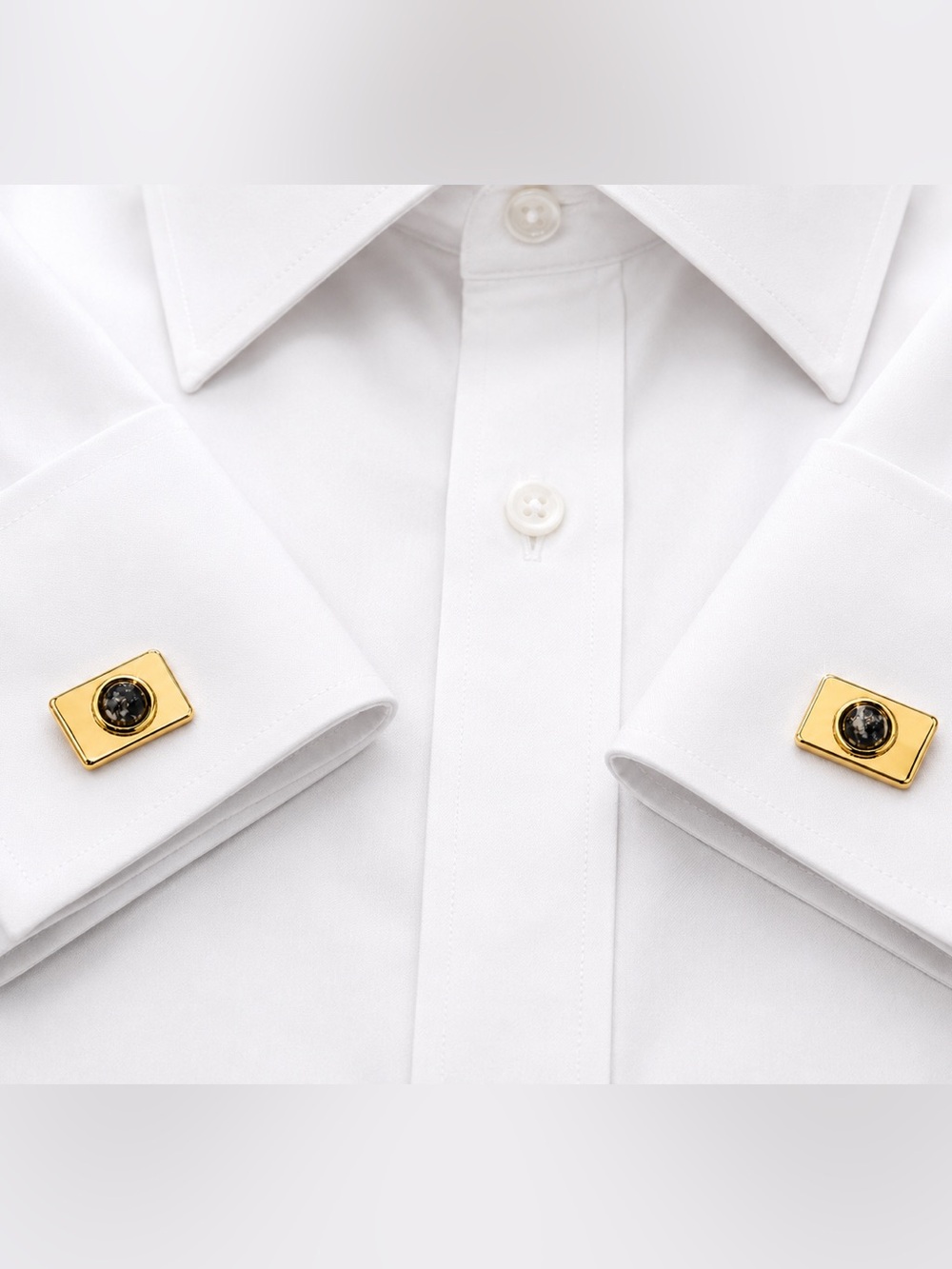 Stone cufflinks